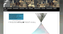 Desktop Screenshot of frozenfilmfestival.com