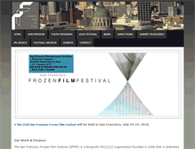 Tablet Screenshot of frozenfilmfestival.com